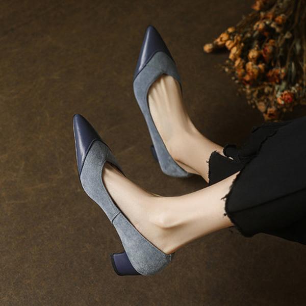 Elegant Handcrafted Genuine Leather Women’s Shoes of Luxury Quality(E123006Q1995)