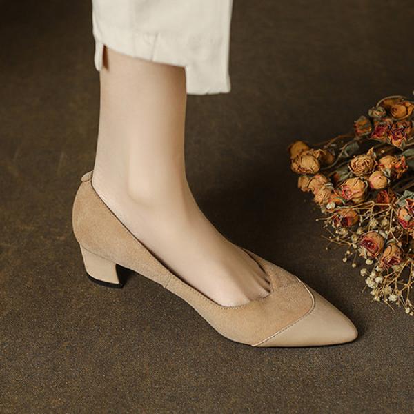 Elegant Handcrafted Genuine Leather Women’s Shoes of Luxury Quality(E123006Q1995)