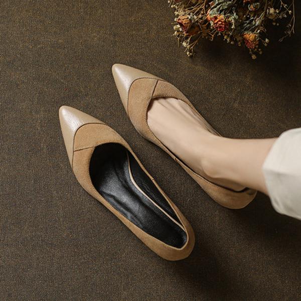 Elegant Handcrafted Genuine Leather Women’s Shoes of Luxury Quality(E123006Q1995)