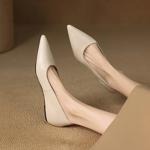 Handcrafted Leather Women's Shoes: Elegance Meets Luxury and Quality.(E123006SQ19)