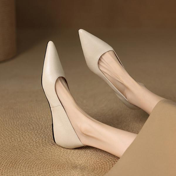 Handcrafted Leather Women's Shoes: Elegance Meets Luxury and Quality.(E123006SQ19)