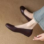 Elegant Premium Handmade Leather Women's Shoes(E123006SQ21)