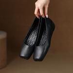 Handcrafted Luxury Leather Women's Shoes: Exquisite Elegance(E123006SQ22)