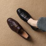 Elegant Handcrafted Genuine Leather Women's Shoes, Luxurious Quality(E123006SQ23)