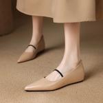 Exquisite Handmade Leather Women's Shoes: Luxury Craftsmanship & Elegance(E123006SQ24)