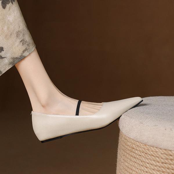 Exquisite Handmade Leather Women's Shoes: Luxury Craftsmanship & Elegance(E123006SQ24)