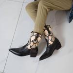 Handcrafted Luxury Leather Woman's Shoes(E13558631633-22)