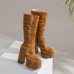 Handcrafted Genuine Leather Women's Shoes - Luxurious Elegance(E13558631633-70)