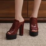 Handcrafted Luxury Leather Women's Shoes - Elegant Quality Design(E135586316338-26)