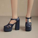 Luxurious Handcrafted Leather Women's Shoes: Elegance in Every Stitch(E135586316338-24)