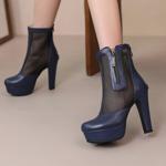 Elegant Handcrafted Leather Women's Shoes - Luxury Craftsmanship(E135586316338-33)