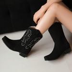 Elegant Handcrafted Genuine Leather Women's Shoes(E135586316338-36)