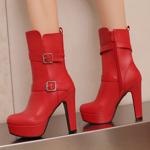 Handcrafted Leather Women’s Shoes - Luxurious Elegance(E13558631630-14)