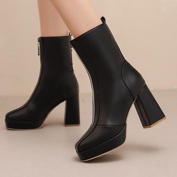 Handcrafted Genuine Leather Women's Shoes: Luxurious Elegance Redefined(E13558631630-21)