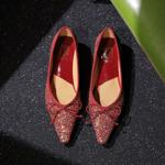 Handcrafted Genuine Leather Women's Shoes: Elegant Luxury & Superior Craftsmanship(E1881402786282-21)
