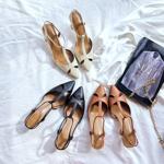 Elegant Leather Handmade Women's Shoes - Luxury Craftsmanship(E36maK0113)