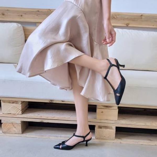 Elegant Leather Handmade Women's Shoes - Luxury Craftsmanship(E36maK0113)