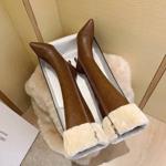 Handcrafted Luxury Leather Women's Shoes Elegance(E36maM166)