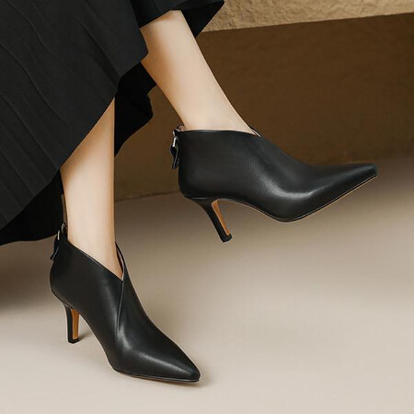 Exquisite Handcrafted Leather Women's Shoes: A Touch of Luxury and Elegance(E36maM185)