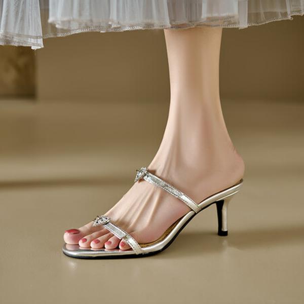 Elegant Handcrafted Leather Women's Shoes of Luxury(E36maM326)