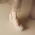 Exquisite Handmade Leather Women's Shoes: Elegant Luxury(E36maJ8827)