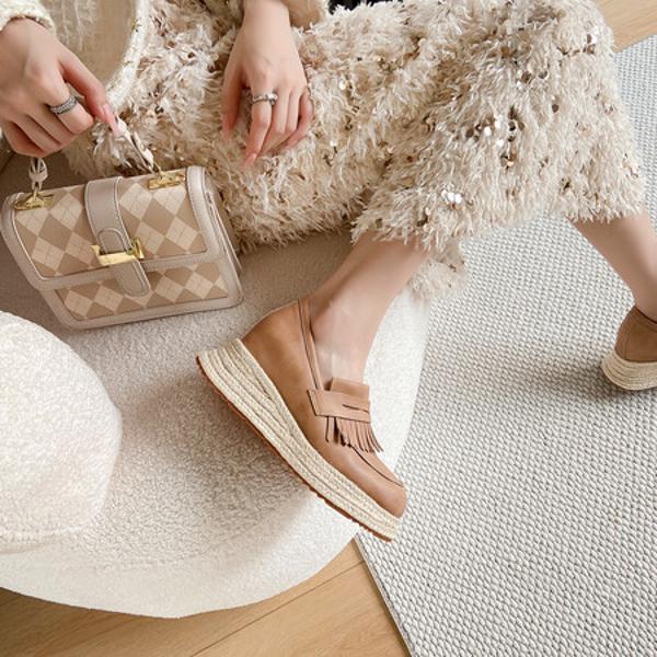 Exquisite Handmade Leather Women's Shoes: Elegance Meets Luxury Craftsmanship(E36ma6617)