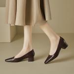 Elegant Handcrafted Genuine Leather Women’s Shoes(E5or7A669)