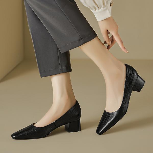 Elegant Handcrafted Genuine Leather Women’s Shoes(E5or7A669)