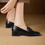 Elegant Handcrafted Leather Women's Shoes of Luxury Quality(E5or7A819)