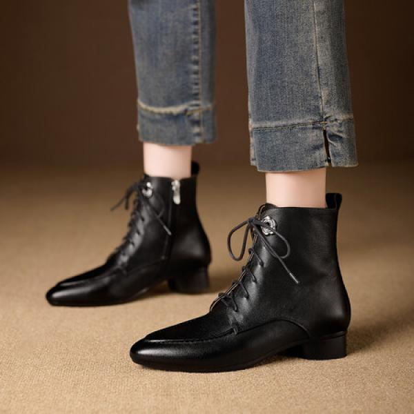 Handcrafted Luxury Leather Women's Shoes(E5or7A5862)