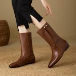 Handcrafted Luxury Leather Shoes for Elegant Women(E5or7A5865)