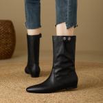 Handcrafted Luxury Leather Shoes for Elegant Women(E5or7A5865)