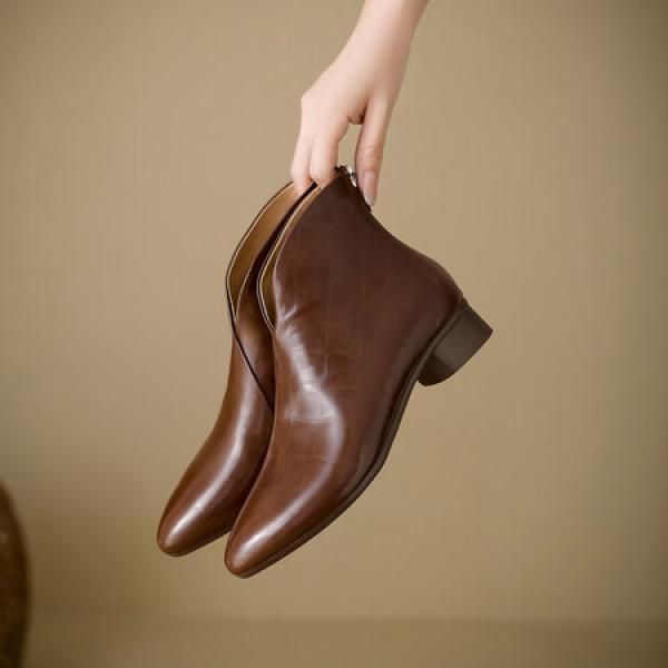 Handcrafted Luxury Leather Women’s Shoes with Elegant Craftsmanship(E5or75867)