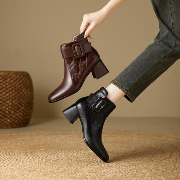 Luxurious Handcrafted Leather Women's Shoes of Exquisite Quality(E5or7A5872)