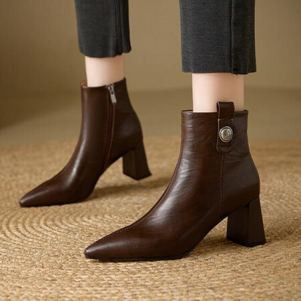 Handcrafted Luxury Leather Shoes for Elegant Women(E5or75871)