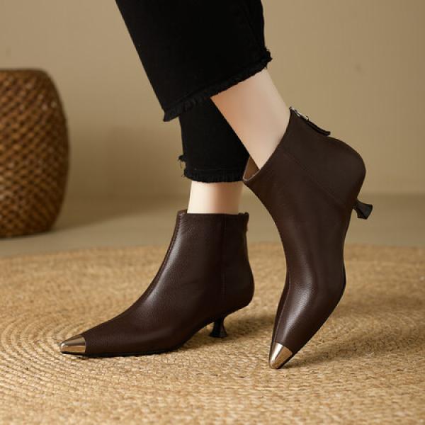 Elegant Handcrafted Leather Women's Shoes of Luxury Quality(E5or7A5877)