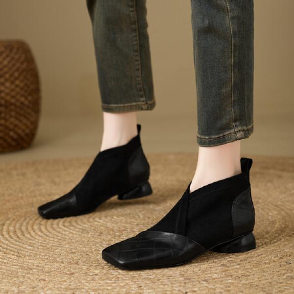 Handcrafted Luxury Leather Women’s Shoes - Elegant Quality Artistry(E5or75856)