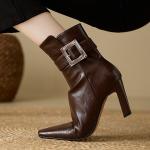 Luxurious Handcrafted Genuine Leather Women's Shoes(E5or7A5832)