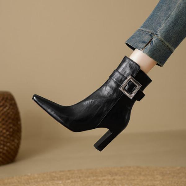 Luxurious Handcrafted Genuine Leather Women's Shoes(E5or7A5832)