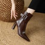 Luxurious Handcrafted Genuine Leather Women's Shoes(E5or7A5832)