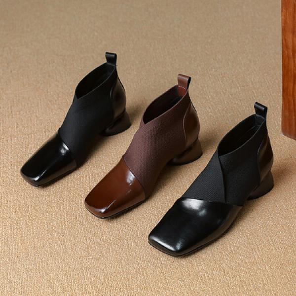 Handcrafted Luxury Leather Women's Shoes: Timeless Elegance(E5or7A5838)