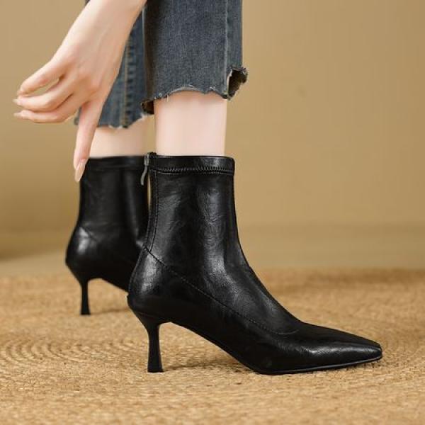 Handcrafted Luxury Leather Women’s Shoes with Elegance(E5or7A5839)