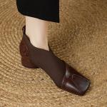 Handcrafted Luxury Leather Women's Shoes: Timeless Elegance(E5or7A5846)