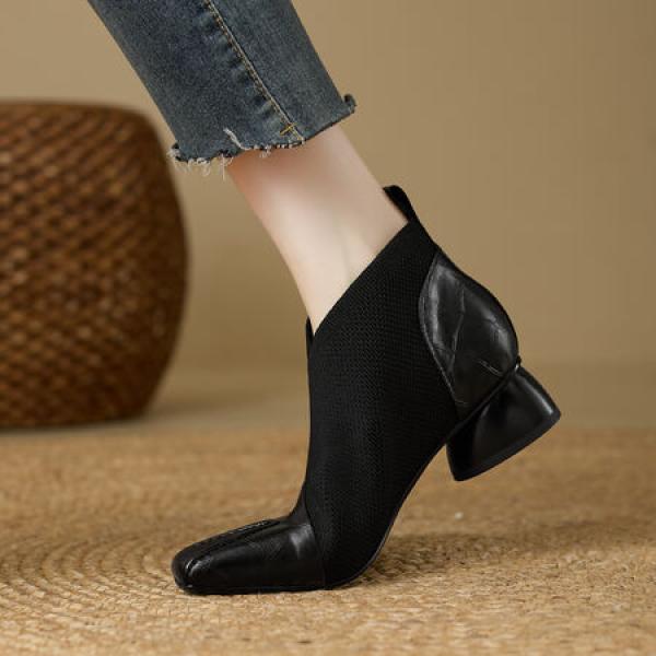 Handcrafted Luxury Leather Women's Shoes: Timeless Elegance(E5or7A5846)