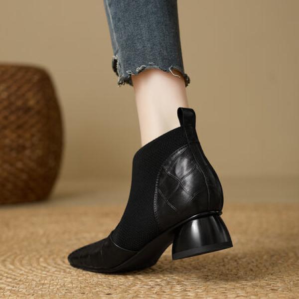 Handcrafted Luxury Leather Women's Shoes: Timeless Elegance(E5or7A5846)