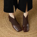 Exquisite Handmade Leather Women's Shoes - Luxury Elegance(E5or7A5845)