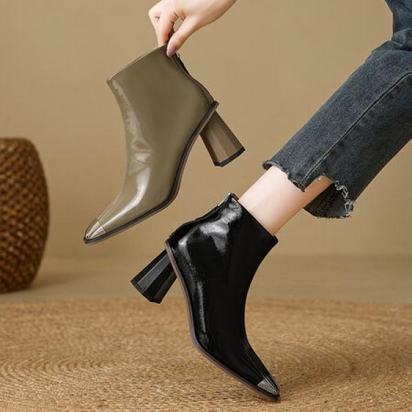 Handcrafted Luxury Leather Women’s Shoes with Elegance(E5or7A5847)