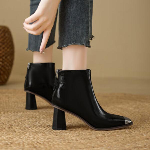 Handcrafted Luxury Leather Women’s Shoes with Elegance(E5or7A5847)