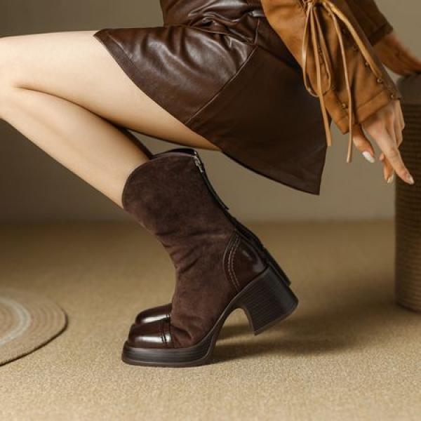 Handcrafted Luxury Leather Women’s Shoes, Exquisite Craftsmanship(E5or7689-2)