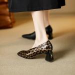 Handcrafted Luxury Leather Shoes for Elegant Women(E5or76819)